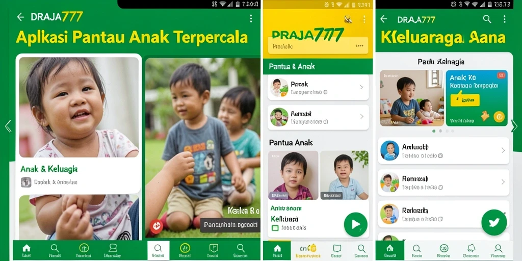 Tampilan antarmuka DRAJA777 dengan fitur pemantauan anak yang mudah digunakan.
