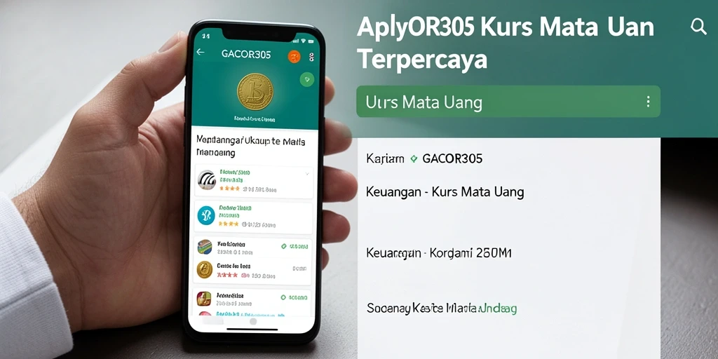Tampilan antarmuka GACOR305 dengan fungsi Kurs Mata Uang yang menarik.